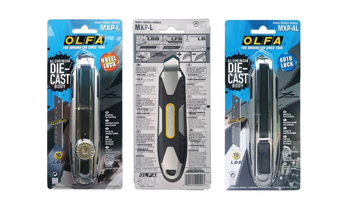 Olfa MXP-AL Die-Cast Aluminum, Utility Knife