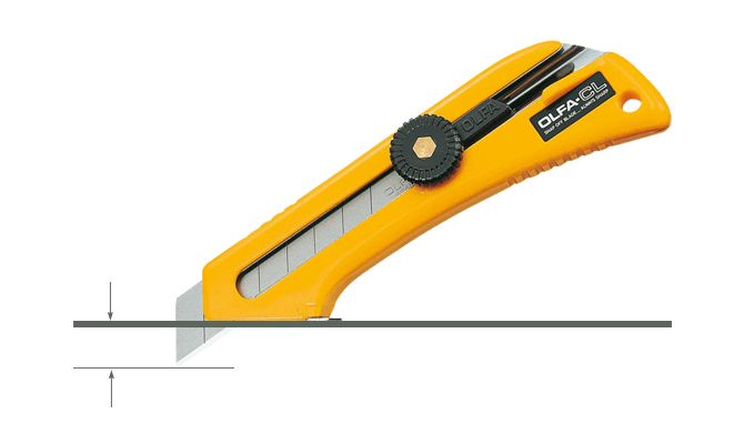 OLFA 90º Cutting Base Utility Knife (CL) [OLF-CL] : GWJ Company